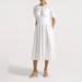 J. Crew Dresses | Nwt J Crew Provence Smocked-Waist Midi Dress In Eyelet, White, Size Large | Color: White | Size: L