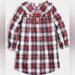 J. Crew Pajamas | New! J Crew Sz 6 Crewcuts Girl Flannel Nightgown Pj Red White Tartan Plaid Nwt | Color: Red/White | Size: 6g