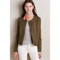 Anthropologie Jackets & Coats | Anthropologie Hei Hei Size L Quilted Riding Jacket Cropped Army Green | Color: Green | Size: L