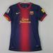 Nike Shirts | Nike Authentic 2012-13 Barcelona Fc Home Jersey Shirt Dri-Fit Blue Red Xs | Color: Blue/Red | Size: Xs