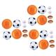 Abaodam 24 Pcs Beach Ball Set Toy Ornament Kids Soccer Ball Kids Football Soccer Beach Ball Inflates Inflatable Basket Beach Balls Sports Balls Outdoor Pool Ball Toddlers Inflatable Balls