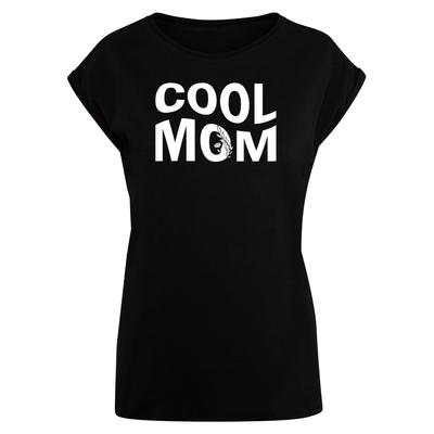 T-Shirt MERCHCODE "Merchcode Damen Ladies Mothers Day - Cool mom T-Shirt" Gr. XXL, schwarz (black) Herren Shirts