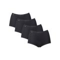 Maxislip SLOGGI "Basic+ Maxi 4P" Gr. 56, schwarz (black) Damen Unterhosen Taillenslips