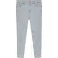 Skinny-fit-Jeans TOMMY JEANS CURVE "CRV MELANY UH SSKN BG4216" Gr. 44, Länge 32, blau (denim light) Damen Jeans Röhrenjeans