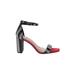 INC International Concepts Heels: Red Shoes - Women's Size 8 1/2 - Open Toe