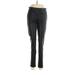 Zara Basic Faux Leather Pants - Low Rise: Black Bottoms - Women's Size Medium