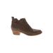 Dolce Vita Ankle Boots: Brown Solid Shoes - Women's Size 6 - Round Toe