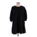 Pull&Bear Casual Dress - DropWaist: Black Solid Dresses - Women's Size X-Small