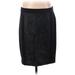 Nicole by Nicole Miller Faux Leather Skirt: Black Bottoms - Women's Size Medium