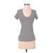 Lululemon Athletica Active T-Shirt: Gray Activewear - Women's Size 4