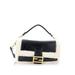 Fendi Leather Shoulder Bag: Black Bags