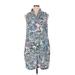 Crown & Ivy Casual Dress - Shift: Blue Dresses - Women's Size X-Large