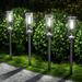 6 Pack Bright Solar Lights Outdoor, IP65 Waterproof Auto On/Off Solar Garden Lights Solar Powered Landscape Lighting