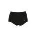 Reebok Athletic Shorts: Black Color Block Activewear - Women's Size Medium