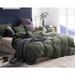 3 Pieces Duvet Cover Washed Cotton 1 Duvet Cover with Zipper and 2 Pillowcases