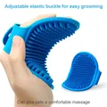 Brosse de Toilettage pour Chien et Chat Shampooing pour Animal de Compagnie avec Poignée Réglable