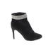 NY&C Ankle Boots: Black Shoes - Women's Size 7 - Almond Toe