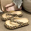 Moda Leopard Eva infradito per le donne estate 2023 nuove pantofole con plateau a Clip donna suola