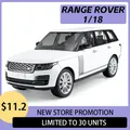 1:18 Range Rover SUV Pull Back Diecast Metal Vehicle Sound Models Car Toy Boy Collection One Piece