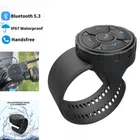 Pulsante multimediale wireless Bluetooth 5.3 Telecomando Casco moto Auricolare Volante per auto Riproduzione musicale MP3 per telefoni