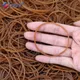 Dia 19~60mm Brown Elastic Rubber Bands High Elastic Rubber Rings Stretchable O Rings