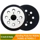 125mm Round Backing Pad 5 Inch 8 Hole Hook & Loop Sanding Pads Replacement Sanding Pads for Makita