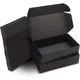 Black Extra Hard Airplane Box Wedding Party Paper Box Folding Clothing Box Gift Box Packing For