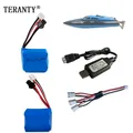 Upgrade 7.4v 800mAh 18350 battery and USB Charger for H100 H102 H106 Li-ion Battery for JJRC S1 S2