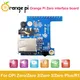 Orange Pi Zero Interface Extension Board USB 2.0 2 Audio Video Mic IR Receiver HAT for Orange Pi