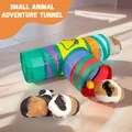 Cat Tunnel Toy 3-Way Collapsible Cat Tunnels For Indoor Cat With Play Ball Interactive Crinkle