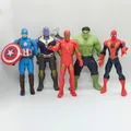 15cm Marvel Avengers Toys Hulk Iron Man Captain America Thor Spiderman Carnage Action Figure Dolls