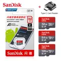 Original SanDisk Ultra Memory Card microSDHC 32GB 64GB 128GB 100MB/s microSDXC Class 10 UHS-I A1 TF