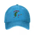 Funny Pickle Playing Pickleball Jeans Ponytail Baseball Cap Adjustable Hats For Men Women Cap Spring