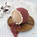 Newborn hat Lovely Design Baby Hat Baby Lace Hat with Strap Newborn Photography Props Baby Boys