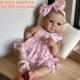 18 Inch Bettie Bebe Reborn Full Body Soft Silicone Girl Reborn Baby Doll With Painted Lifelike Hair