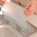 1Pc New Arrival Kitchen Sink Water Splash Guards with Sucker Waterproof Screen for Dish Fruit