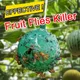 Hanging Fly Trap Ball Fruit Fly Catcher Sticky Trap Fly Outdoor Disposable Wasp Bee Insect Trap Pest