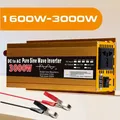 Inverter 12v 220v 24v 220v Pure Sine Wave 1600W-3000W Transformer Convert Multi-function Socket