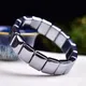 Classical Square Hematite Energy Bracelet Bangle Men Black Hematite Magnetic Bracelets for Women New