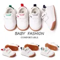 Kid Sneaker for 0-2 Years Toddler Prewalking High Quality PU and TPR Anti-slip Classical Casual