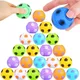 50pcs Mini Unzip Spinner Kids Soccer Toys Soccer Party Favor Goodie Bag Filler Spinning Soccer