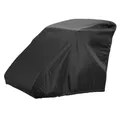 Outdoor Parts Bike Trailer Cover Tightened Waterproof 33*55*39in/84*140*99cm Black Polyester Fabric