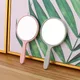 1PC Handheld Makeup Mirror Round Makeup Vanity Mirror with Handle Hand Compact Mirror Cosmetic