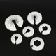 2/4PC Black/White Wall Duct Faucet Accessories Radiator Pipe Collars Cover Floor Decorative Radiator