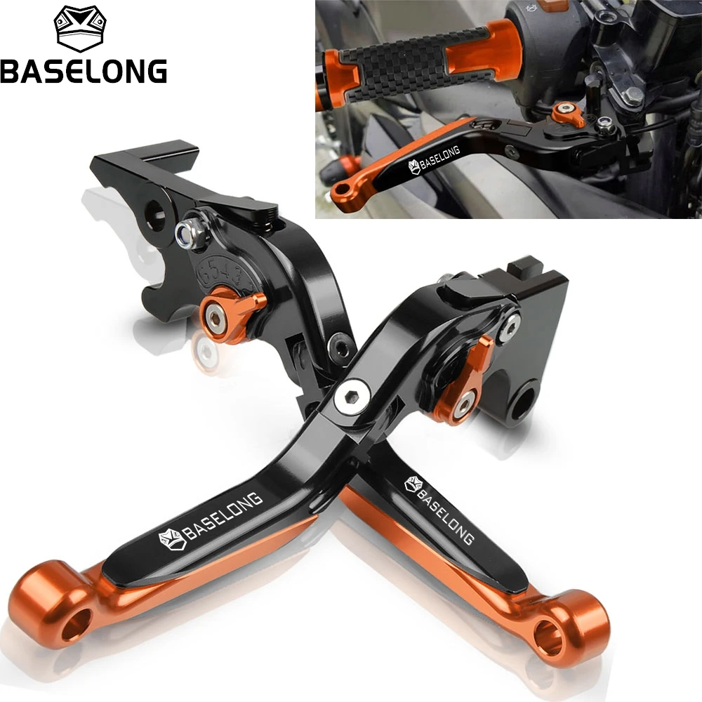 Freni moto Maniglia pieghevole Leva Leve freno frizione per KTM 125/200/250/390/640/690/790/890 DUKE 990/1290 Super Duke R/GT