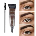 HANDAIYAN 10ml Eyebrow Cream Tattoo Pen with Brush Kit Waterproof Women Makeup Black Eye Brow Dye