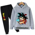 Nuovo 2024 Dragonball felpa con cappuccio bambini primavera abbigliamento sportivo ragazzi e ragazze