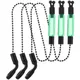 3 Pcs Chain Bite Indicators Fishing Alarms Line Pole Supplies Tackle Accessory Dress Hangers Bobbin