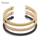 Never Fade Stainless Steel Twisted Wire Bracelets Bangles Gold / Rose Gold / Black /Rhodium Plated