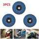 3pcs Grinding Wheel 3 Inch 75mm Flat Flap Disc Sanding Cutting Metal For Angle Grinder 120 40 60